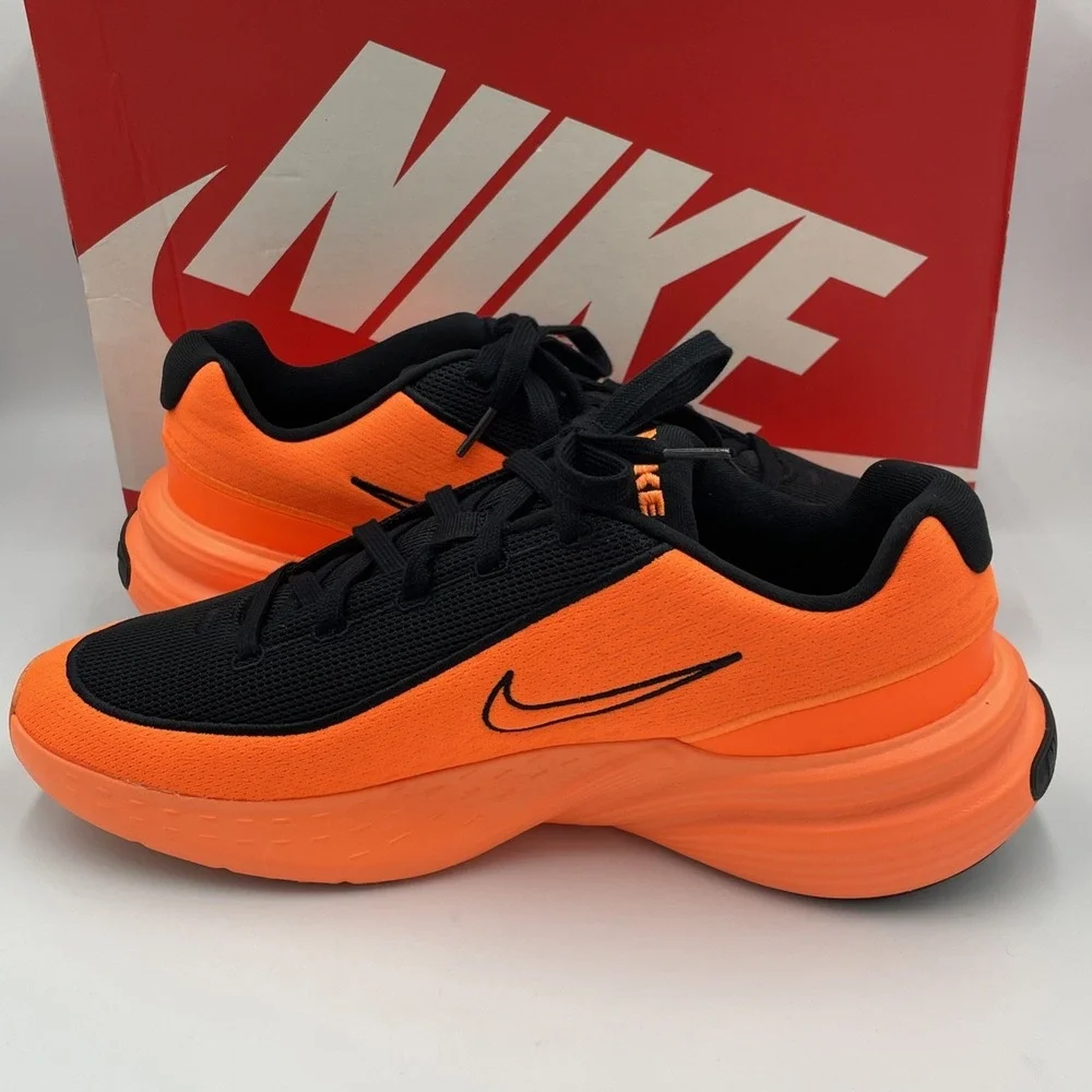 Nike Uplift SC Running Shoes Men's Size 12 Black Total Orange IB2765-004 New